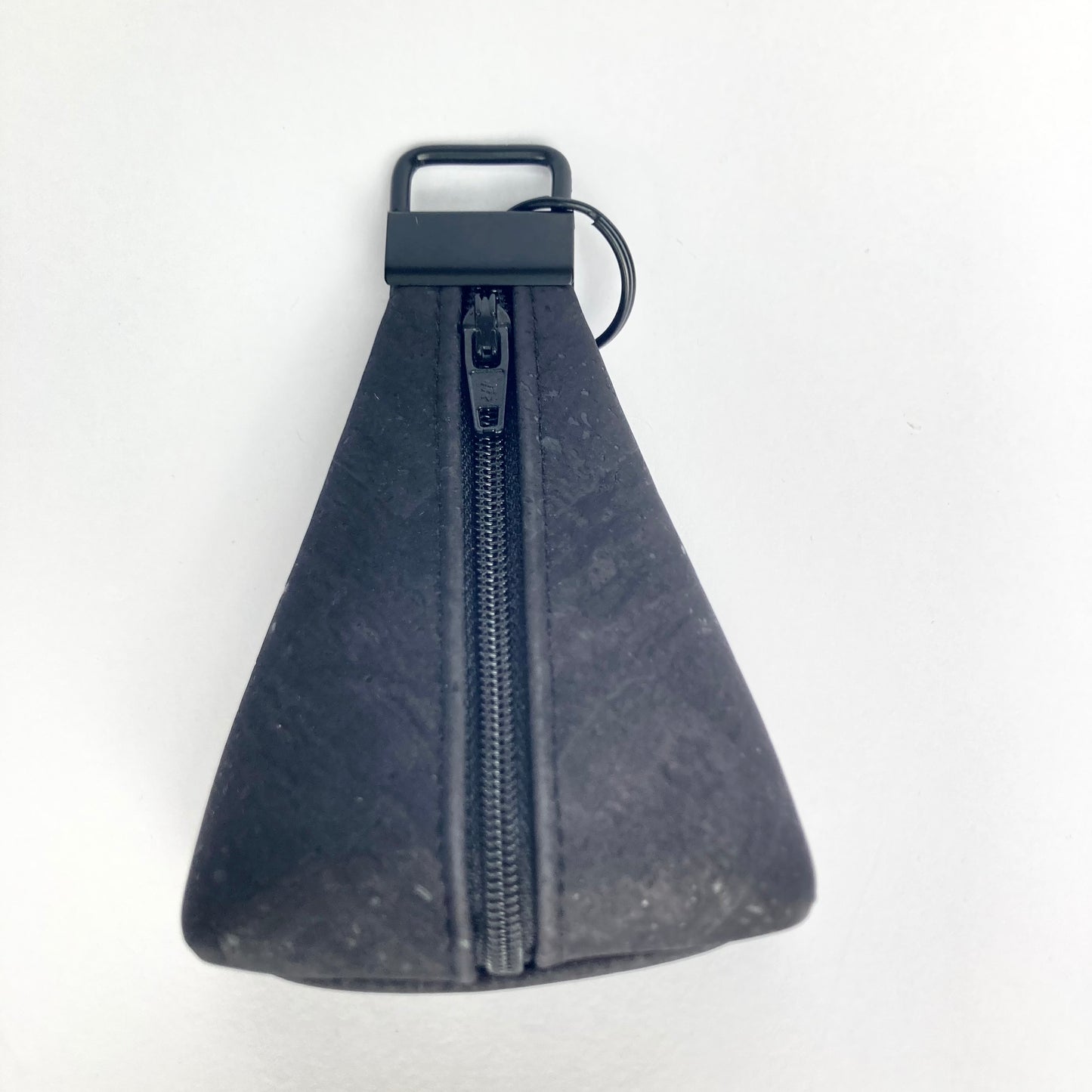 Triangle keyring pouch