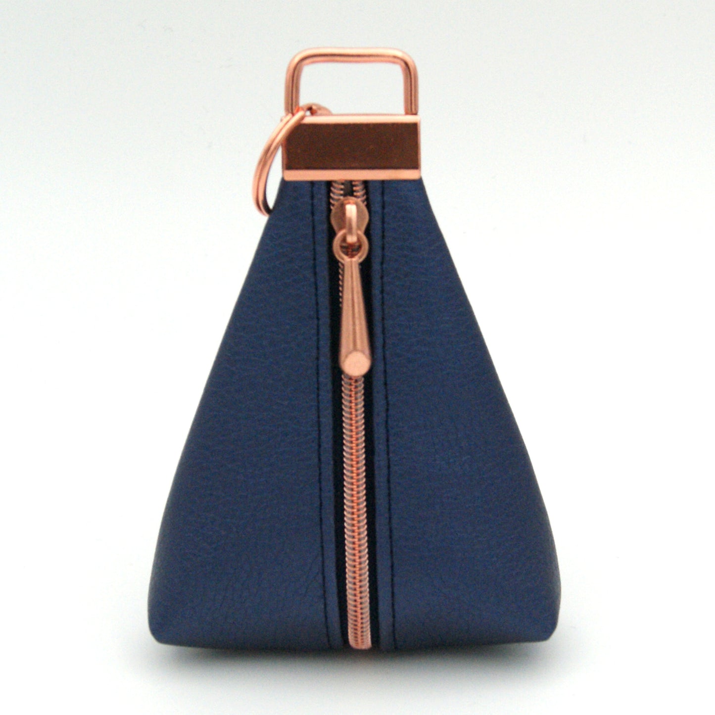 Triangle keyring pouch